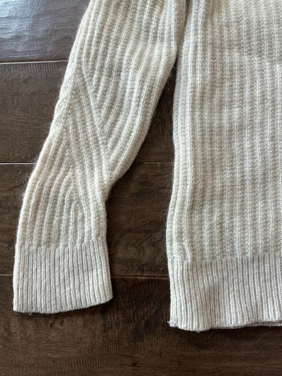 ALLSAINTS Ade V-Neck Sweater Mohair Cashmere Blend - Picture 5 of 10